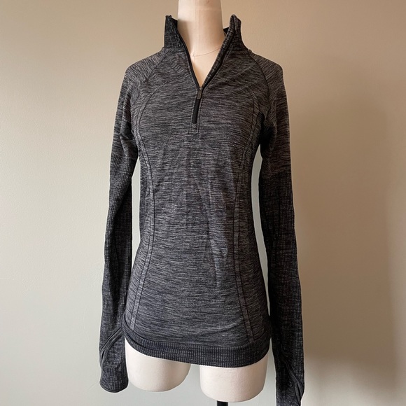 lululemon athletica Tops - Lululemon wool half zip shirt 8